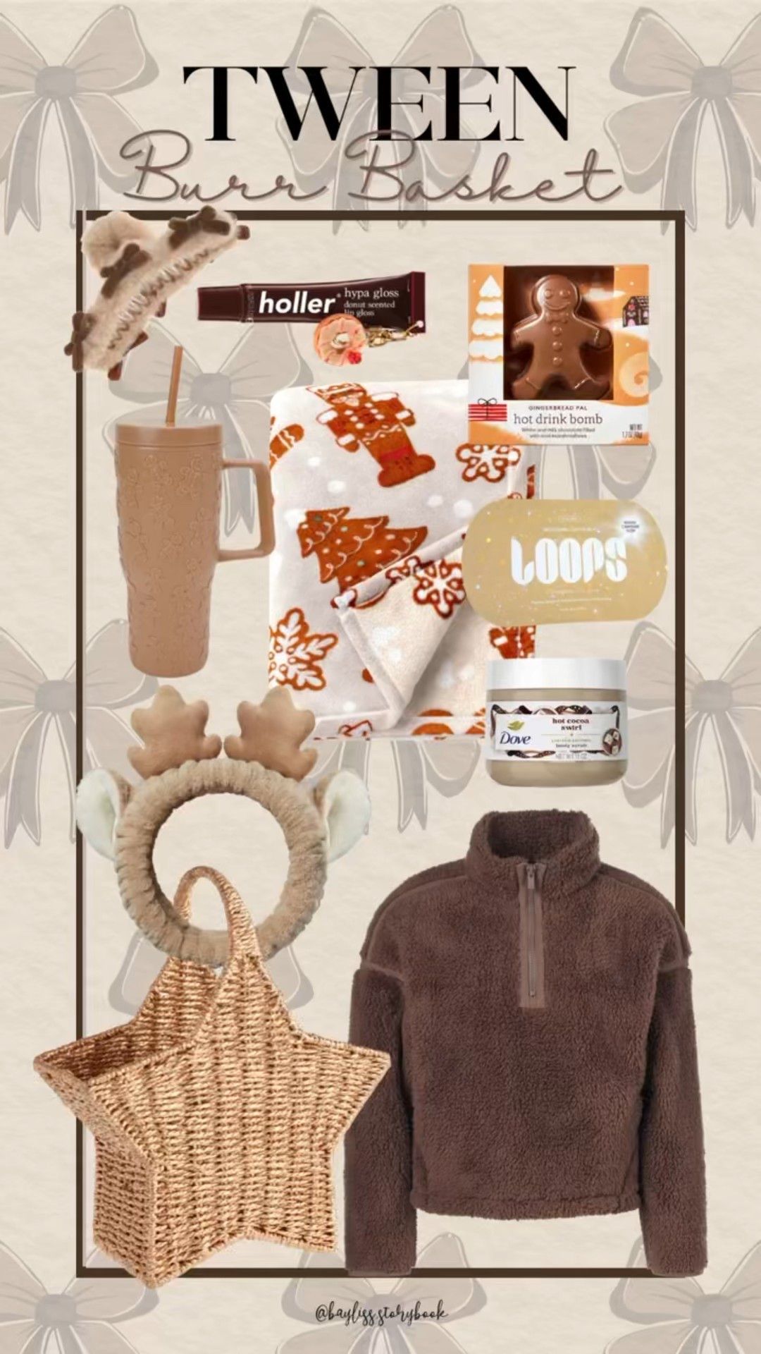 Cutest burr basket idea! 🤎

#LTKSeasonal #LTKHoliday #LTKGiftGuide