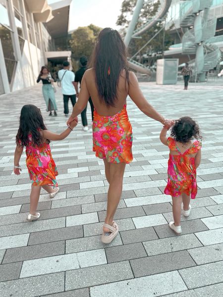 Mommy and mini matching floral print dresses. Great for vacation. 

#LTKKids #LTKFamily #LTKTravel