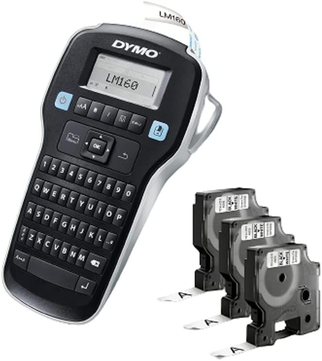 DYMO Label Maker with 3 D1 DYMO Label Tapes | LabelManager 160 Portable Label Maker, QWERTY Keybo... | Amazon (US)