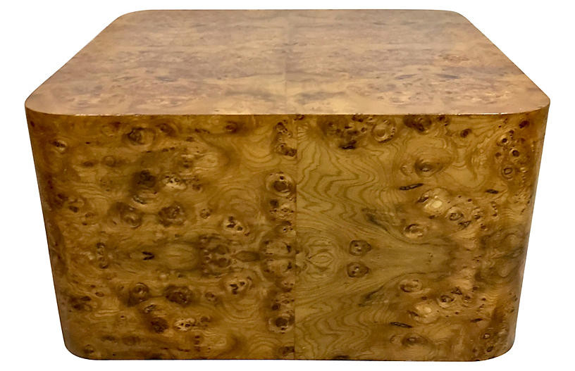 C. 1970, Burl Wood Coffee Table | One Kings Lane