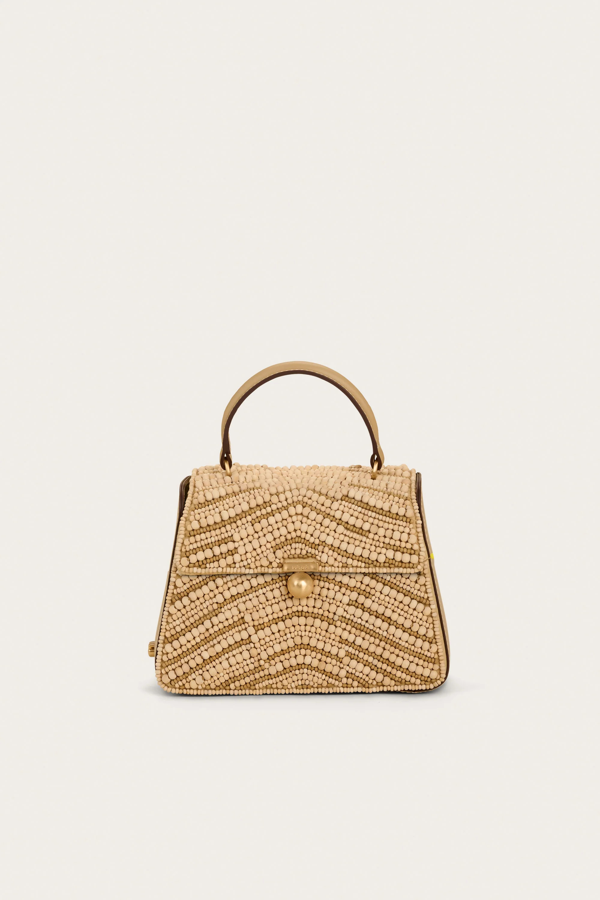 SYBIL CROSSBODY BAG - NATURAL WOOD BEAD MULTI | Cult Gaia - US