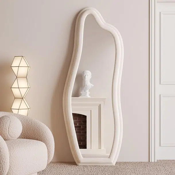 Calero Wavy Floor Mirror | Wayfair North America