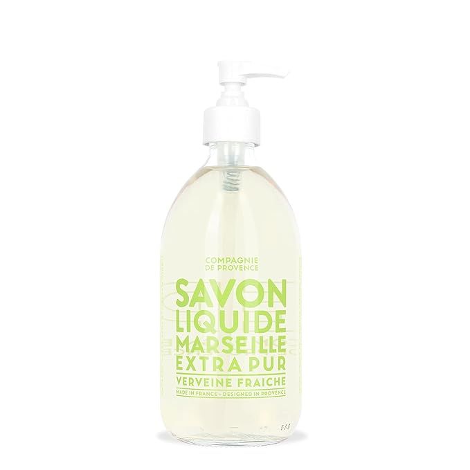 Compagnie de Provence Savon de Marseille Extra Pure Liquid Soap - Fresh Verbena - 16.7 Fl Oz Glas... | Amazon (US)