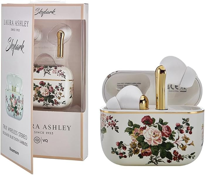 Laura Ashley Skylark True Wireless Earbuds, Bluetooth Earbuds, Ear Buds, in Ear Headphones | Amazon (US)