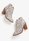 Cameron Snakeskin Boot | Maurices