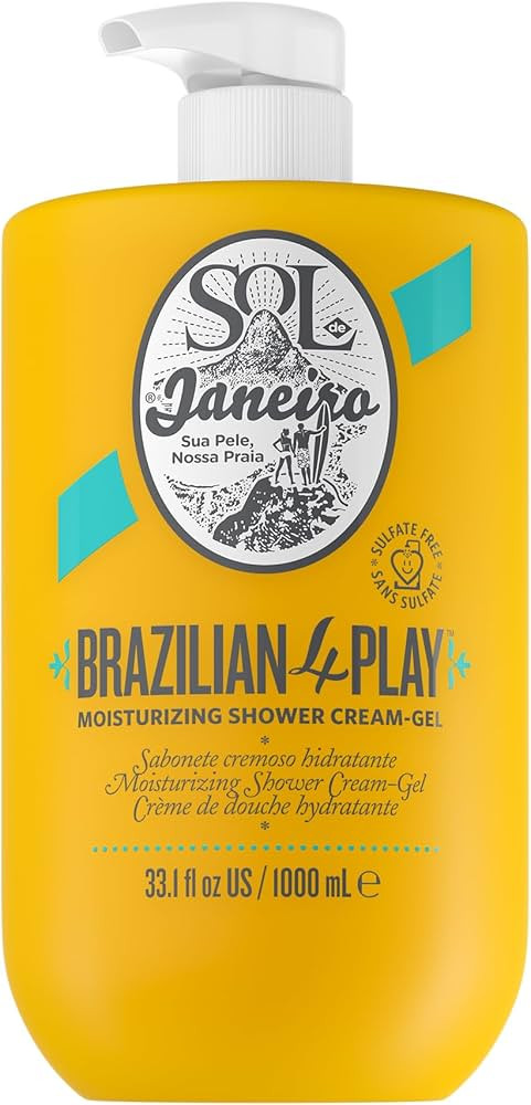 SOL DE JANEIRO Brazilian 4 Play Moisturizing Shower Cream Gel Body Wash - Biggie 1 Liter | Amazon (US)
