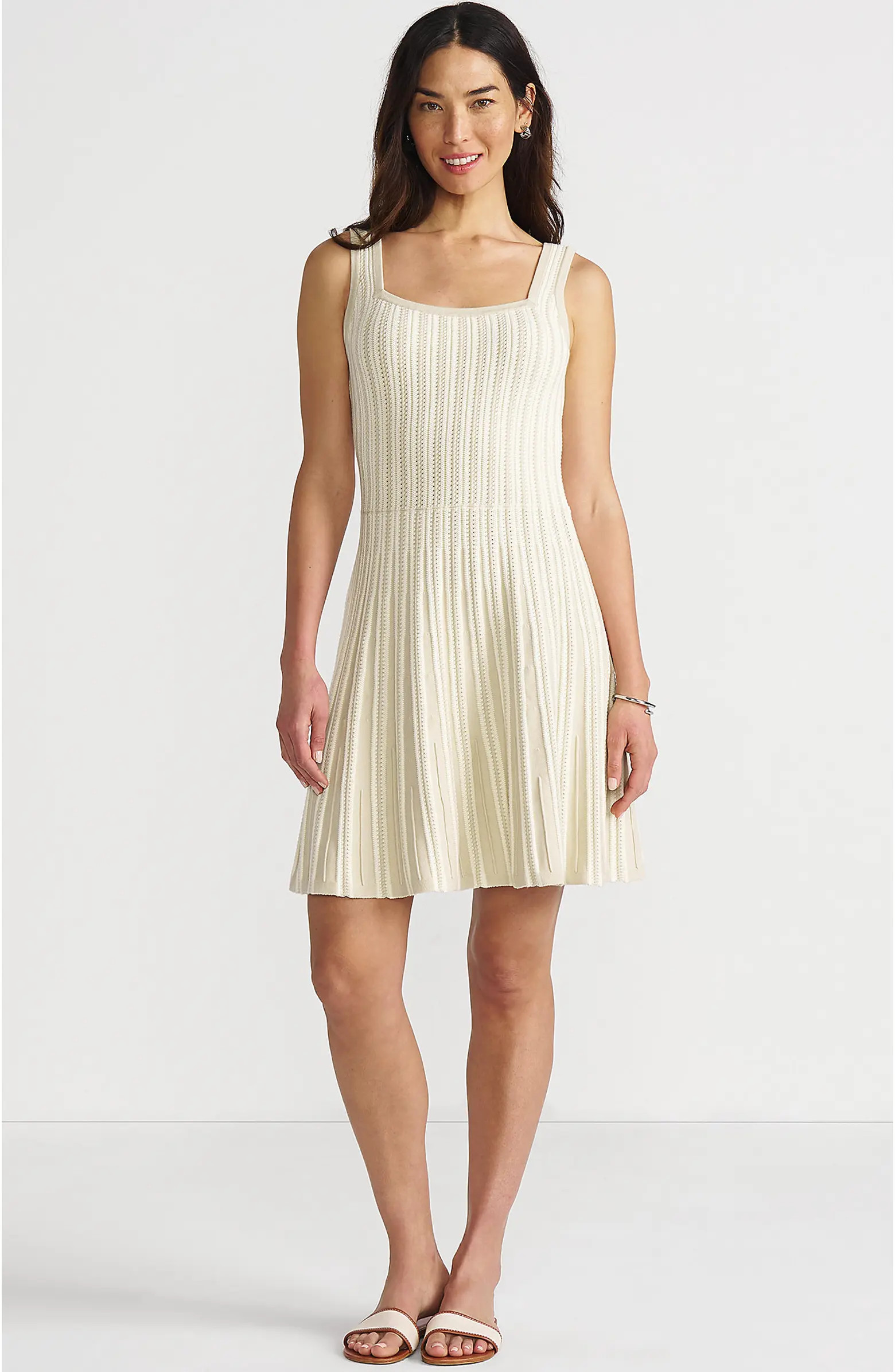 Square Neck Above Knee Sweater Dress | Nordstrom