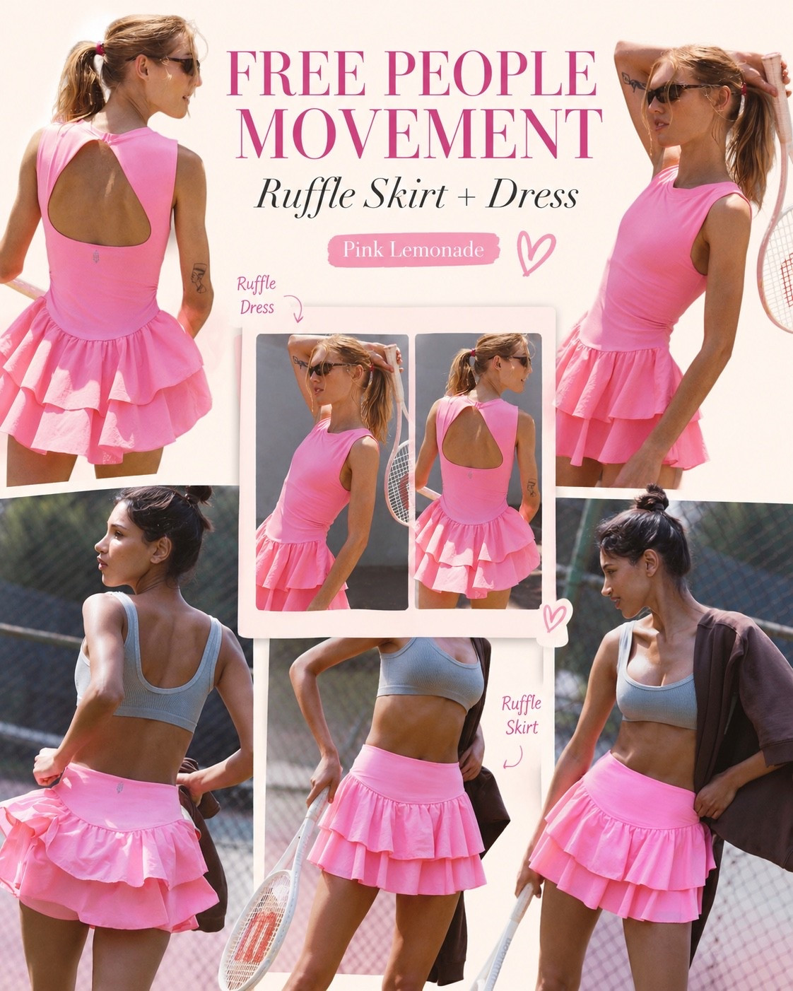 The prettiest little ruffle moment from Free People Movement 💗 I’m obsessed with this Pink Lemonade shade — sporty, girly, and so cute for walks, errands, travel days, casual workouts, or just an easy athleisure outfit that still feels put together. 

Linking a few other Free People Movement favorites + links to HALF OFF my favorite FP shorts!!

#LTKSaleAlert #LTKfitnessgoals #LTKSeasonal
