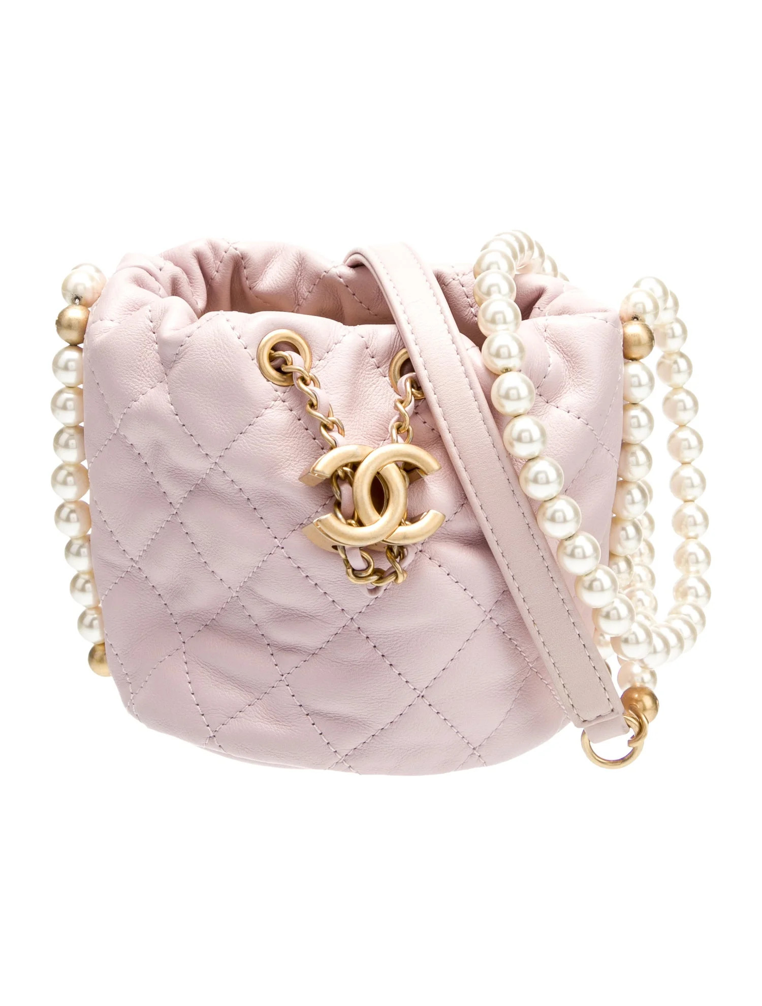 Mini About Pearls Drawstring Bag | The RealReal