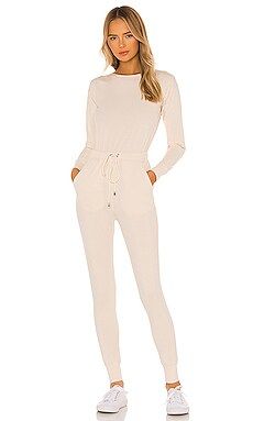 Lovers + Friends Vela Lounge Jumpsuit in Nude from Revolve.com | Revolve Clothing (Global)