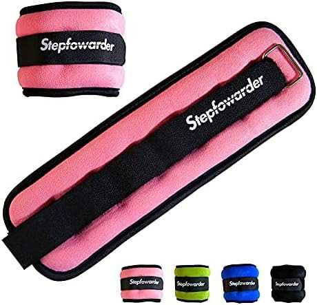 Stepfowarder 1-4 Lbs Ankle Weights Pair Set with Adjustable Strap for Arm, Hand & Leg, Walking, J... | Amazon (US)