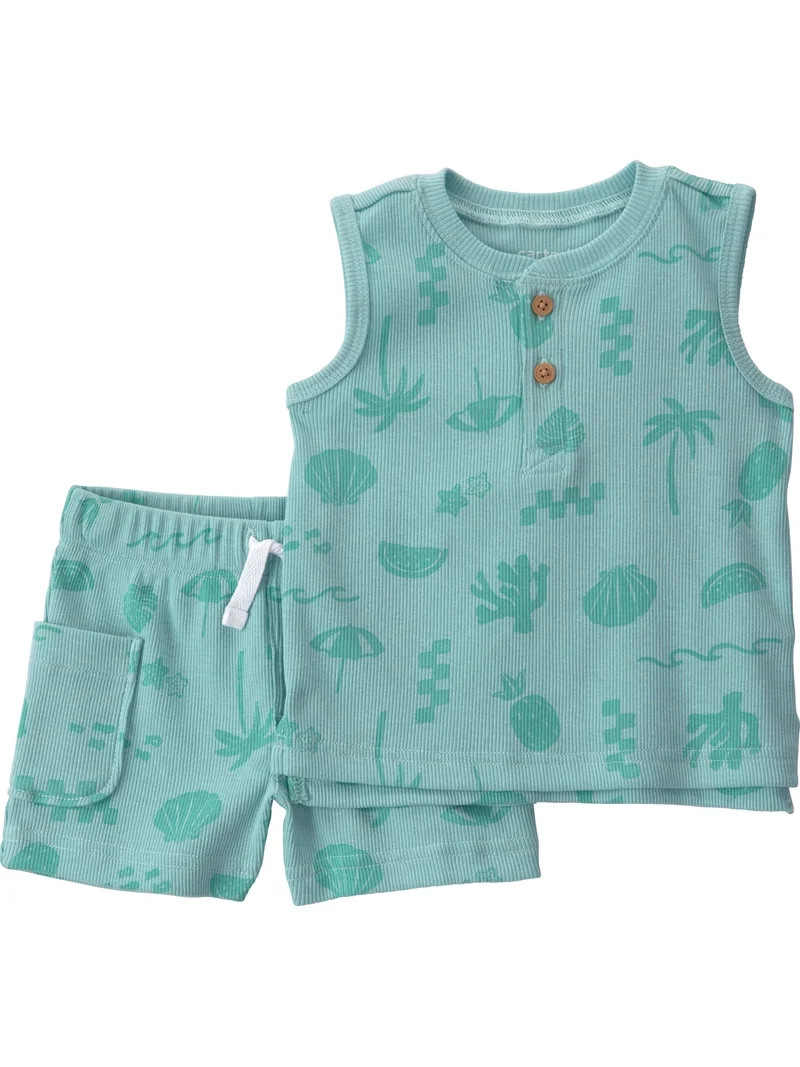 Carter's Child of Mine Baby Boy Outfit Set, 2-Piece, Sizes 0/3-24 Months | Walmart (US)