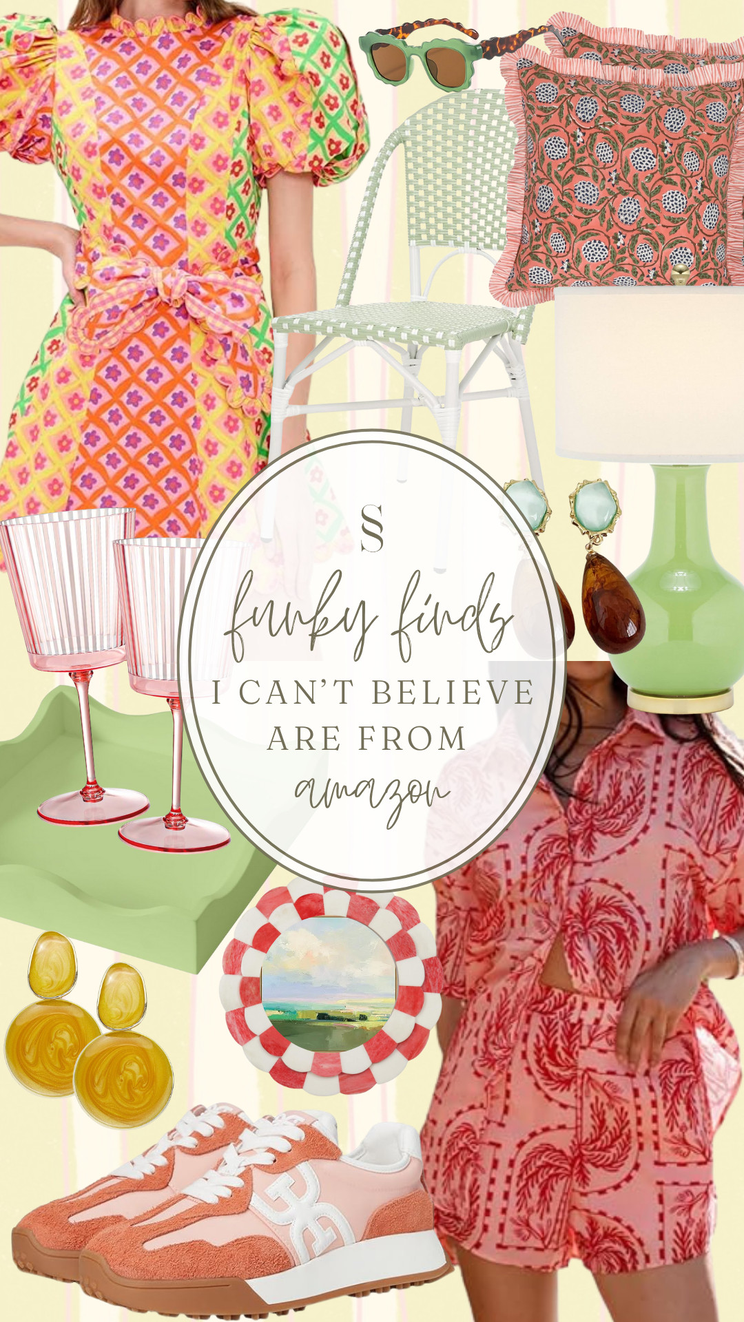 ✨Funky Amazon Finds✨
These are giving major boutique energy — bold colors, whimsical details, and all from Amazon! 💐 From the floral dress to the chic lamp and shell accents, these picks feel luxe without the price tag 💁‍♀️
Tap to shop my latest finds before they’re gone!

#AmazonFinds #LTKStyle #LTKHome #LTKUnder100 #AmazonFashion #LTKAesthetic #HomeDecor #LTKFinds #FunkyStyle #LTKAmazon 

 