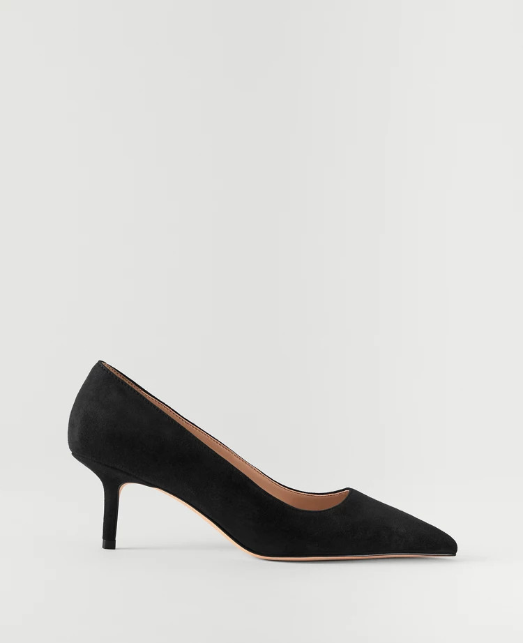 Mae Suede Pump | Ann Taylor