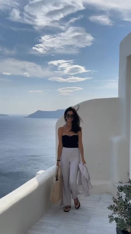 I’m absolutely loving Greece and this set has been perfect for exploring around.

I’m just shy of 5-7” wearing the size small top and XS pants and XS tube top from amazon. StylinByAylin has 

#LTKstyletip #LTKtravel