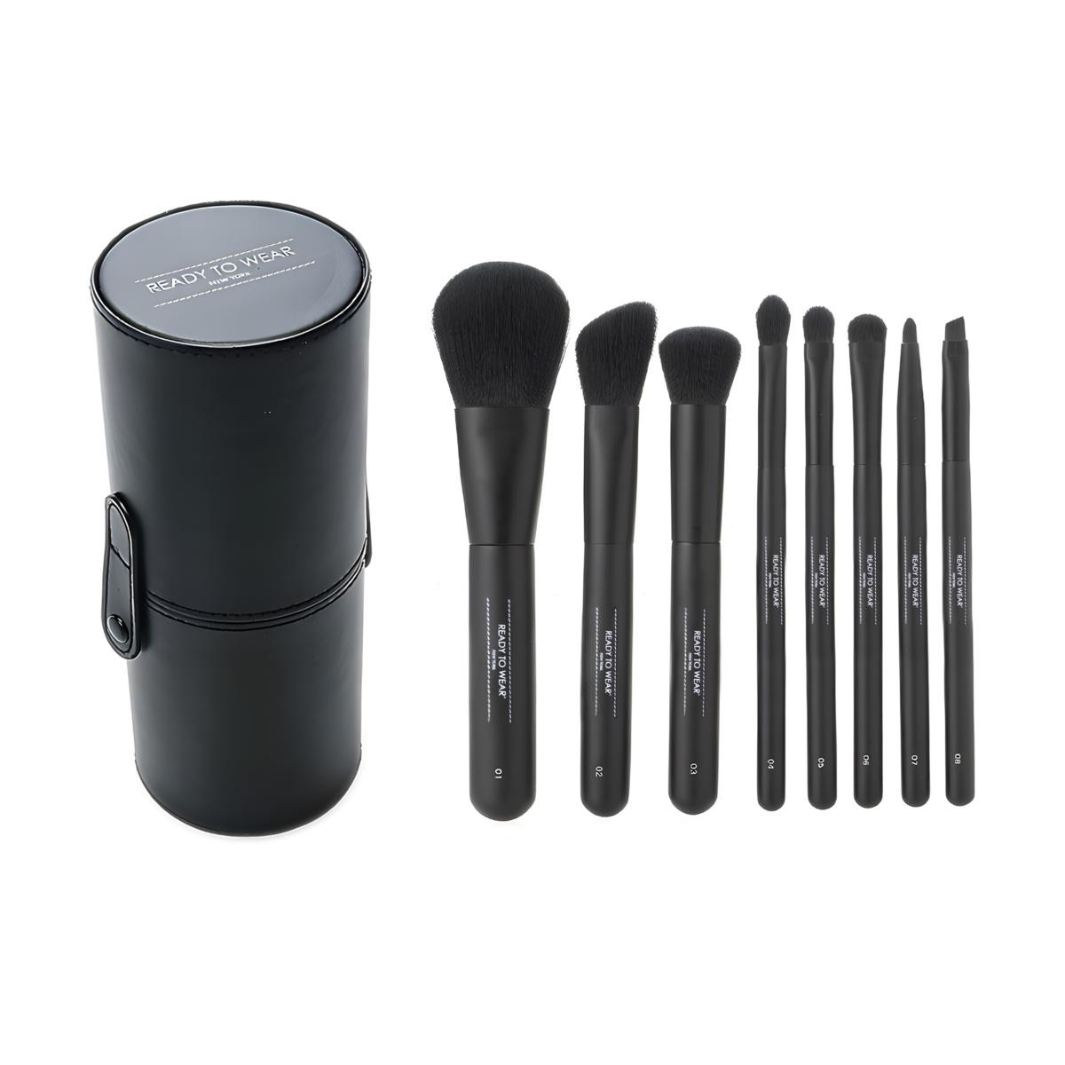 ReadyToWear 8pc Professional Make Up Brush Set with Case | HSN