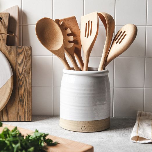 Farmhouse Pottery Essential Kitchen Utensils (Set of 6) | West Elm (US)