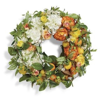 Citrus Floral Wreath | Grandin Road