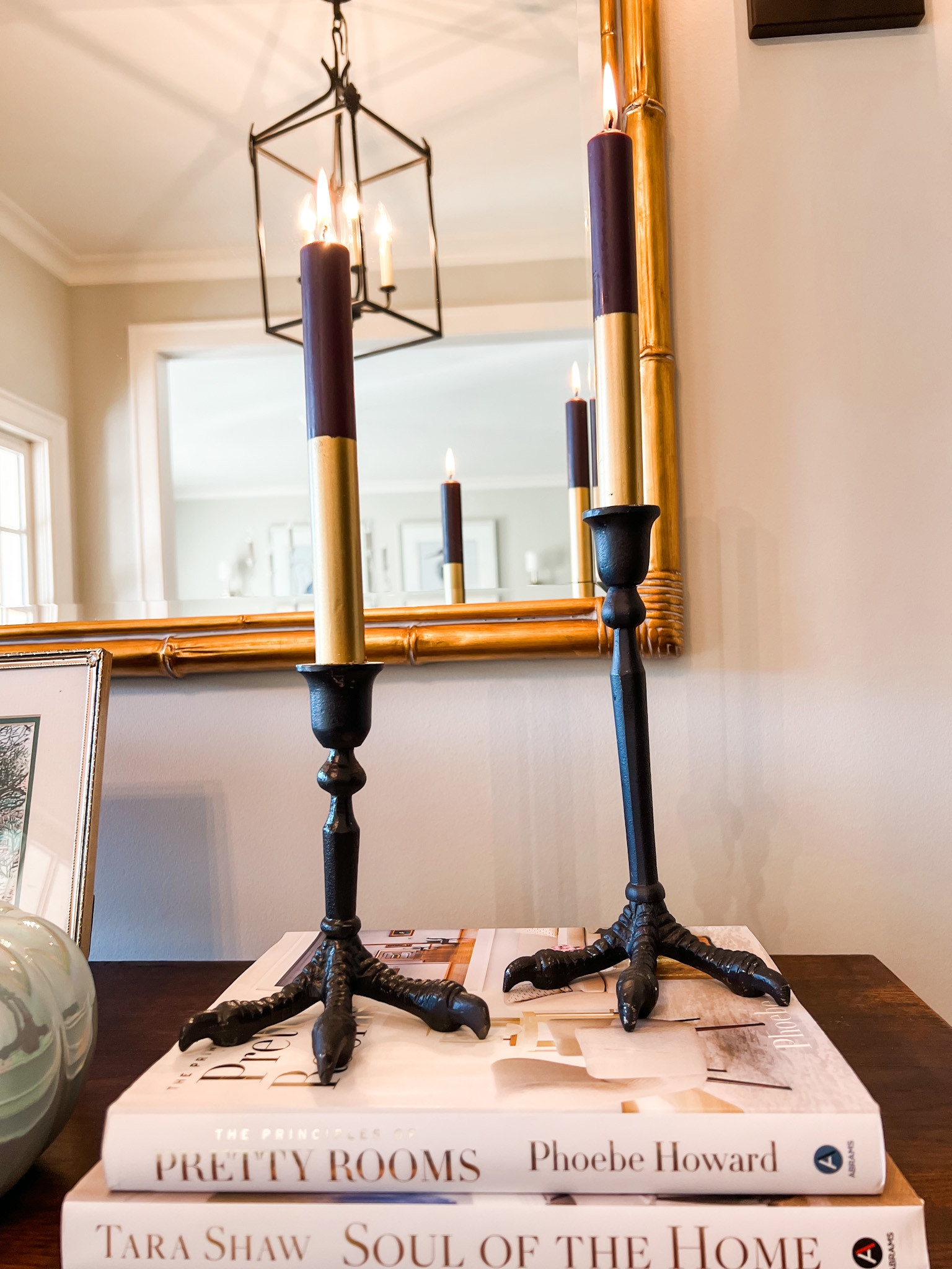 Metal bird leg candleholder for Halloween decor 

#LTKhome #LTKSeasonal #LTKHalloween