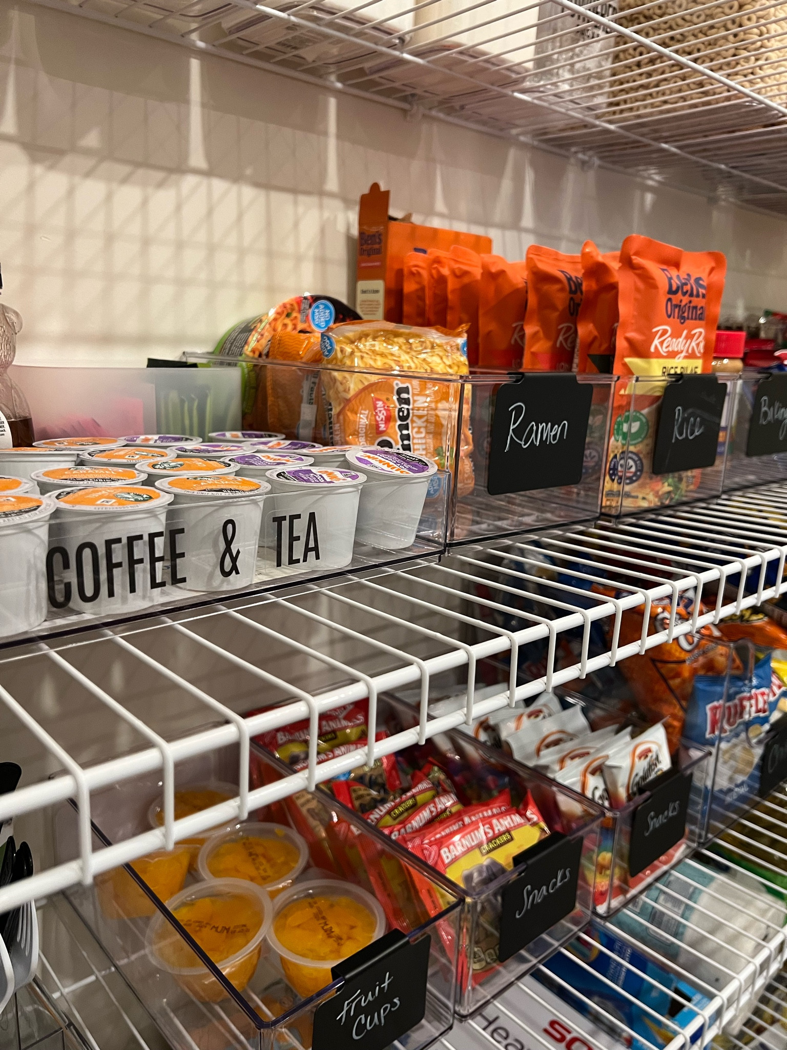 Pantry Organizing Storage Bins