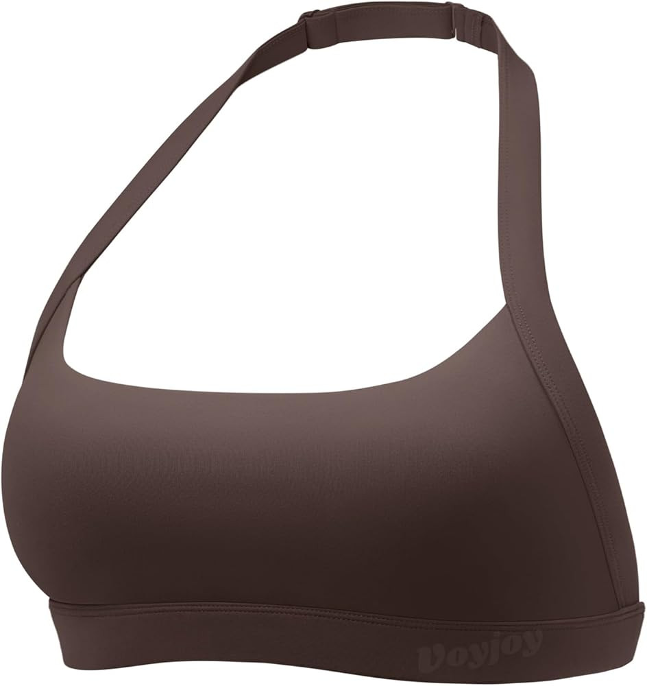 VOYJOY Sports Bras for Women Basic Wireless Bra Crop Workout Yoga Bra Sexy Tank Top | Amazon (US)