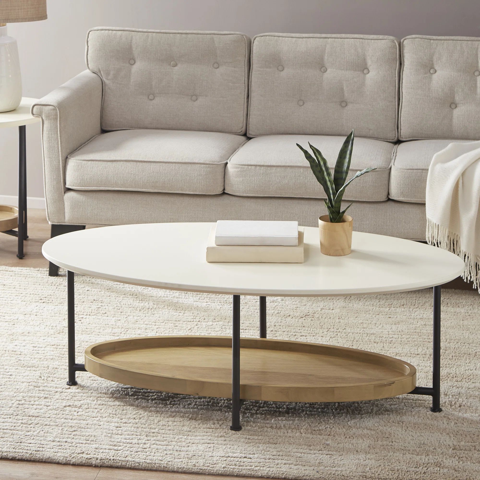 Wade Logan® Alasteir 4 Legs Coffee Table with Storage & Reviews | Wayfair | Wayfair North America