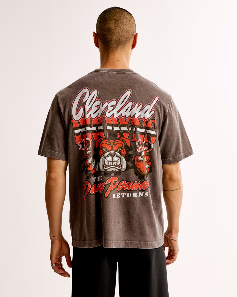 NFL Cleveland Browns Vintage-Inspired Graphic Tee | NFL NFL | Abercrombie.com | Abercrombie & Fitch (US)