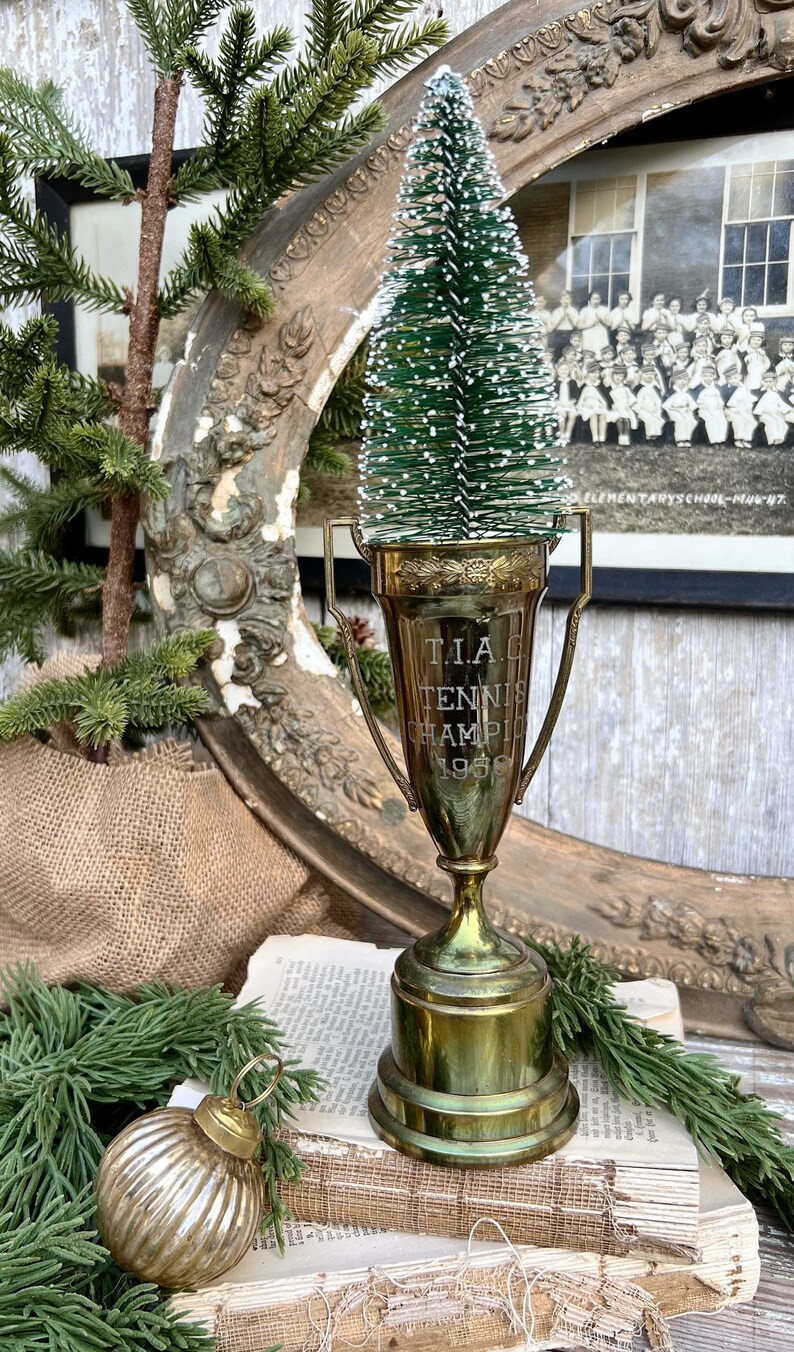 Antique Loving Cup Trophy Brass Engraved TENNIS CHAMPIONSHIP 1956 Dodge - Etsy | Etsy (US)