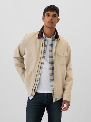 Relaxed Canvas Chore Jacket | Gap Factory