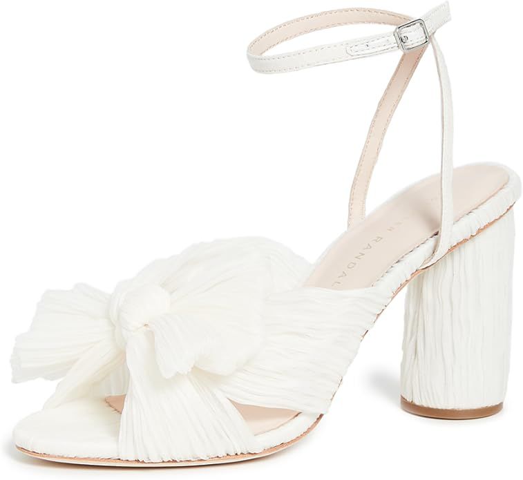 Loeffler Randall Women's Camellia Pleated Bow Heel with Ankle Strap | Amazon (US)