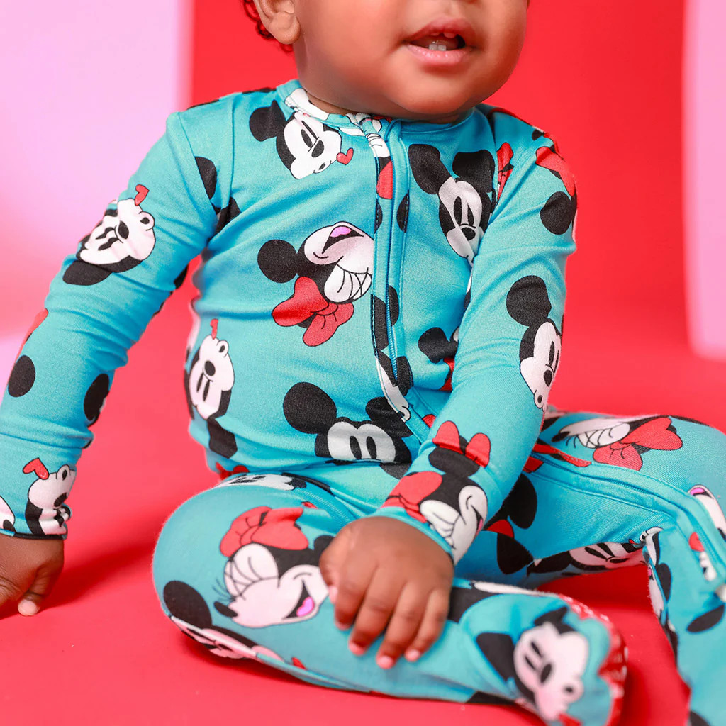 Eternal Loves Blue One Piece Baby Footie Pajamas | Smooches | Posh Peanut