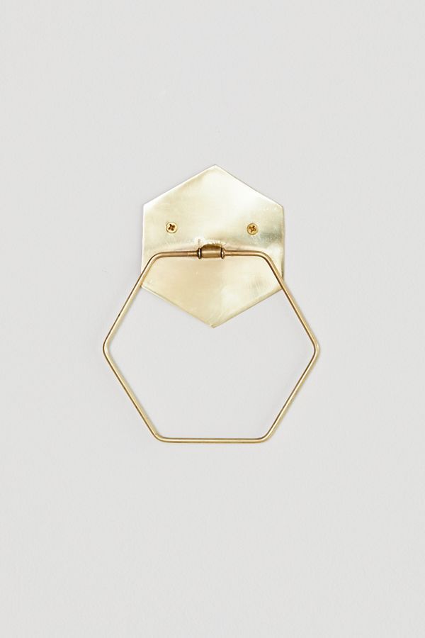 Hexagon Towel Ring | Urban Outfitters (US and RoW)