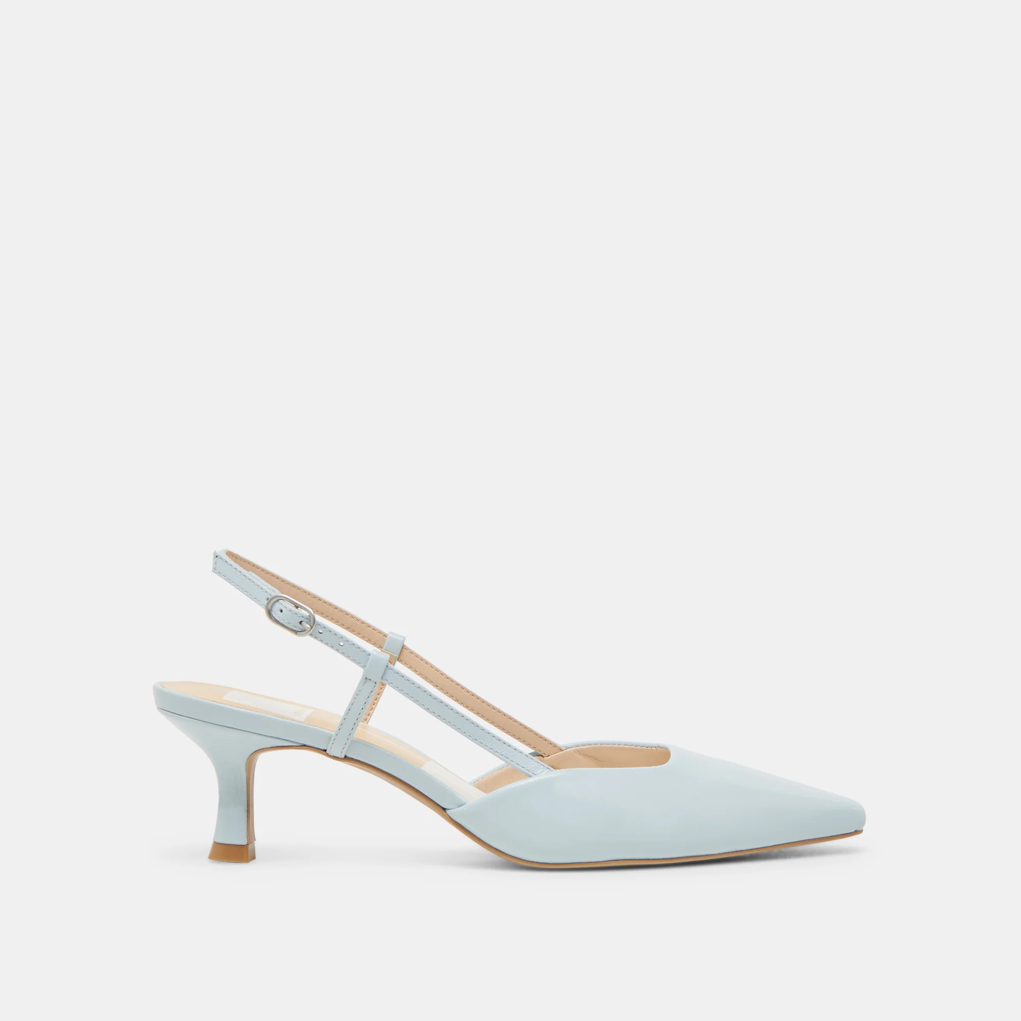 Odela Ice Blue Leather Heels | Dolce Vita | DolceVita.com