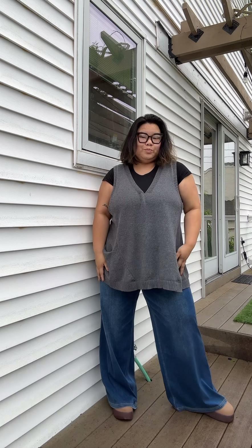 black top aerie

sweater linked in my amazon storefront

jeans halara

shoes crocs

#LTKPetite #LTKPlusSize #LTKMidsize