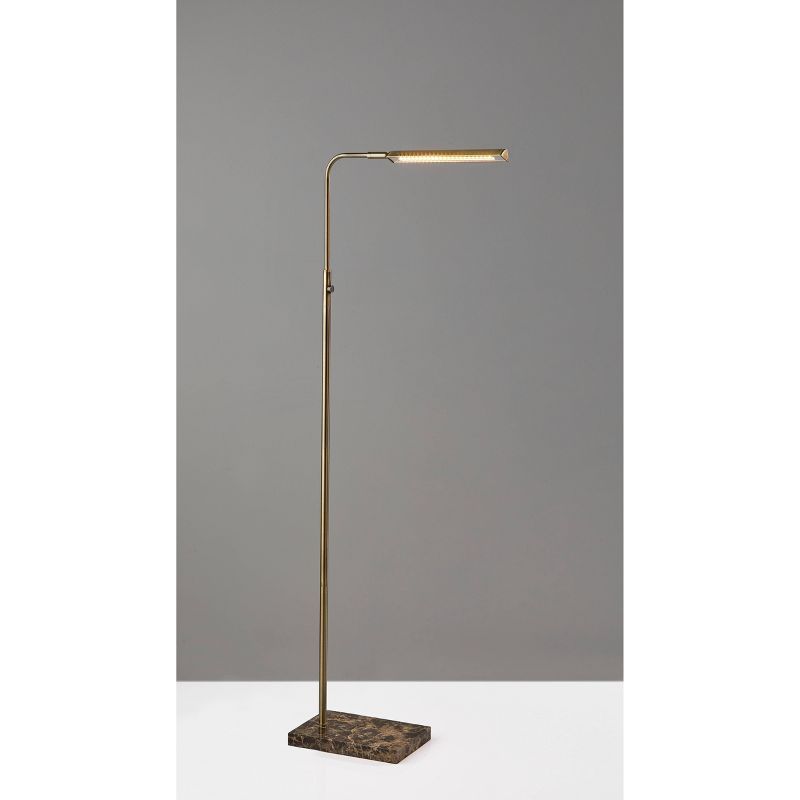 Reader Floor Lamp (Includes LED Light Bulb) Antique Brass - Adesso | Target
