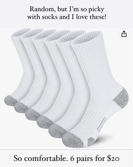 Love these!

Amazon finds, socks, basics, wardrobe basics, white socks, mid calf socks, Amazon fashion. 

#LTKFind #LTKunder50 #LTKSeasonal