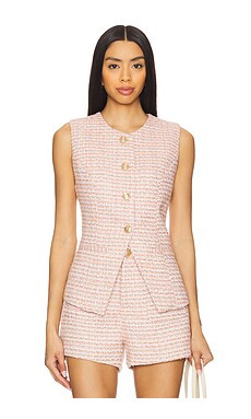 HEARTLOOM Emerson Vest in Rose from Revolve.com | Revolve Clothing (Global)