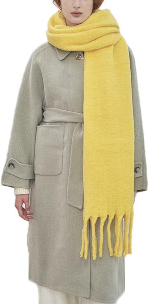 GUCABE (Premium) Large Chunky Scarf Colorful Cashmere Feel Oversized Scarves Blanket Soft Big Woo... | Amazon (US)