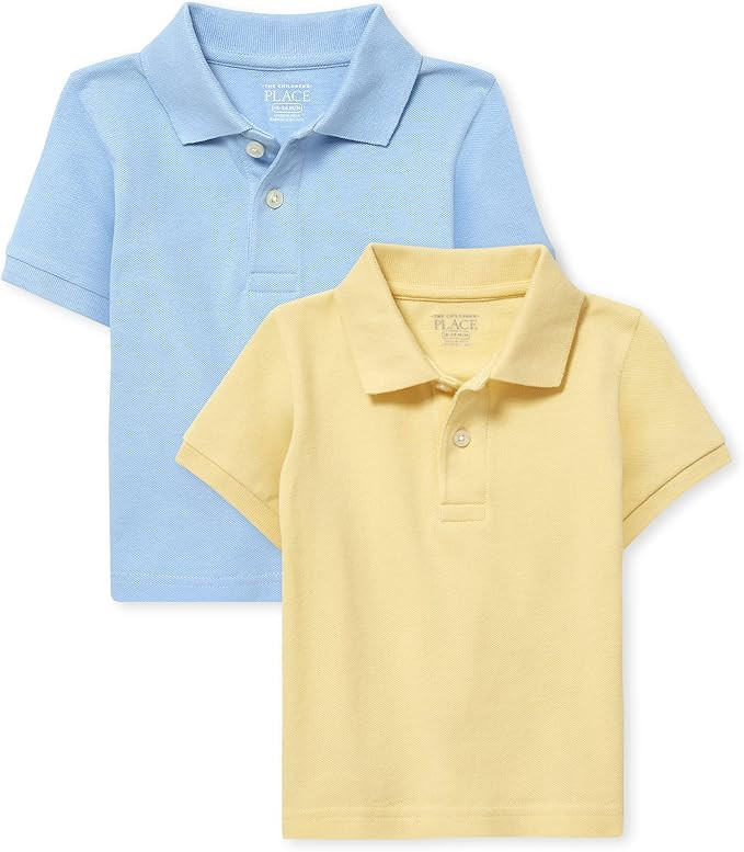 The Children's Place Baby and Toddler Boys Short Sleeve Polo Shirt | Amazon (US)
