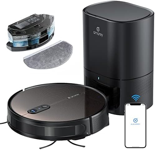 Amazon.com - Robot Vacuum Self Emptying and Mop Combo, Robotic Vacuum Cleaner with Automatic Dirt... | Amazon (US)