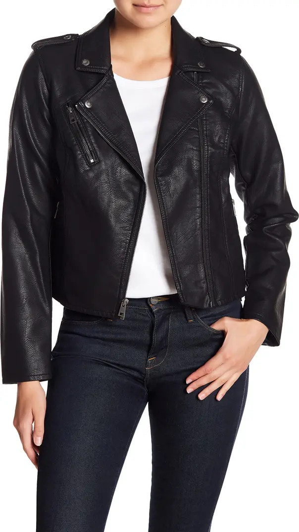 Faux Leather Moto Jacket | Nordstrom