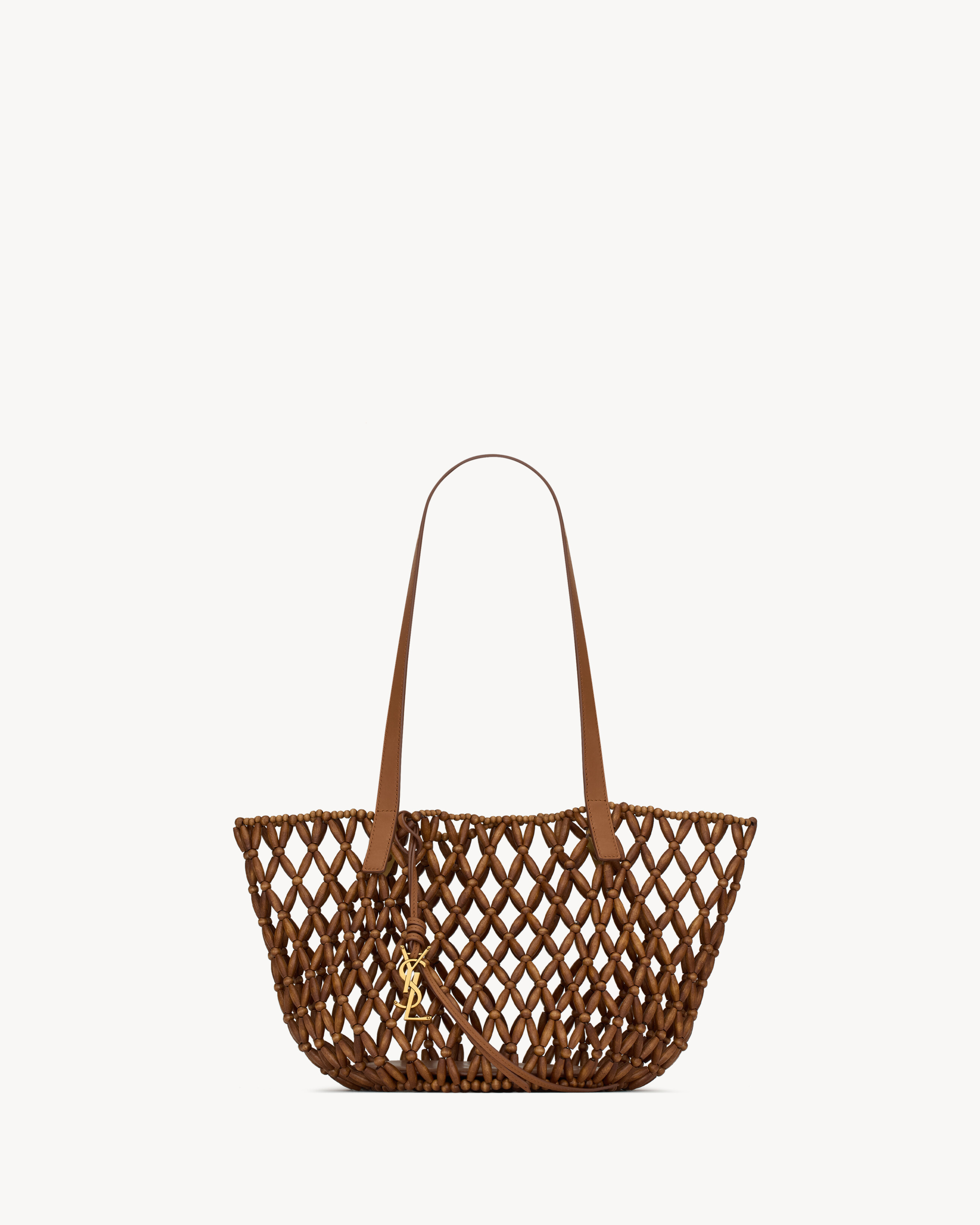 PANIER small in wood beads | Saint Laurent Inc. (Global)