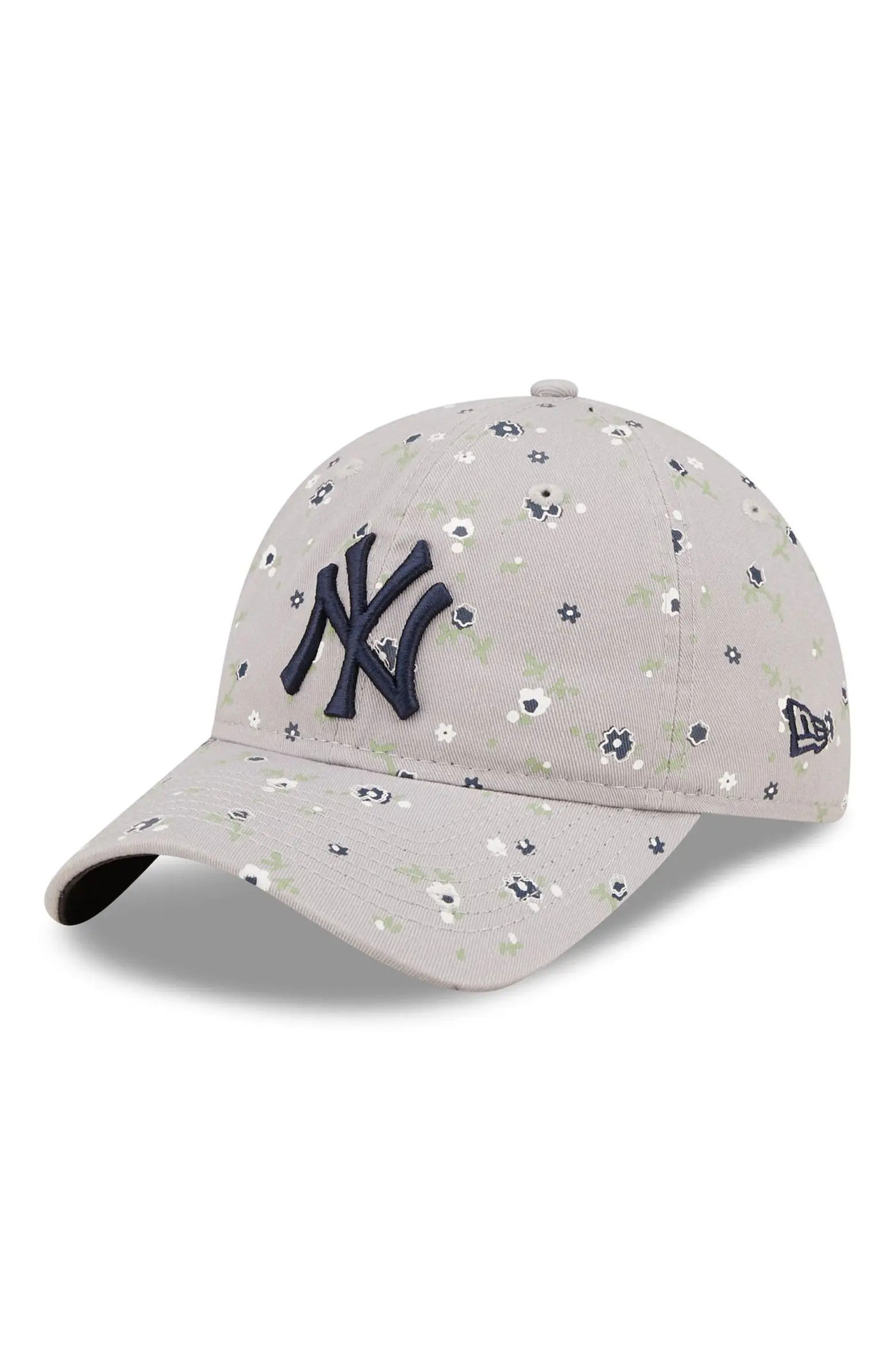 Women's New Era Gray New York Yankees Floral 9TWENTY Adjustable Hat | Nordstrom