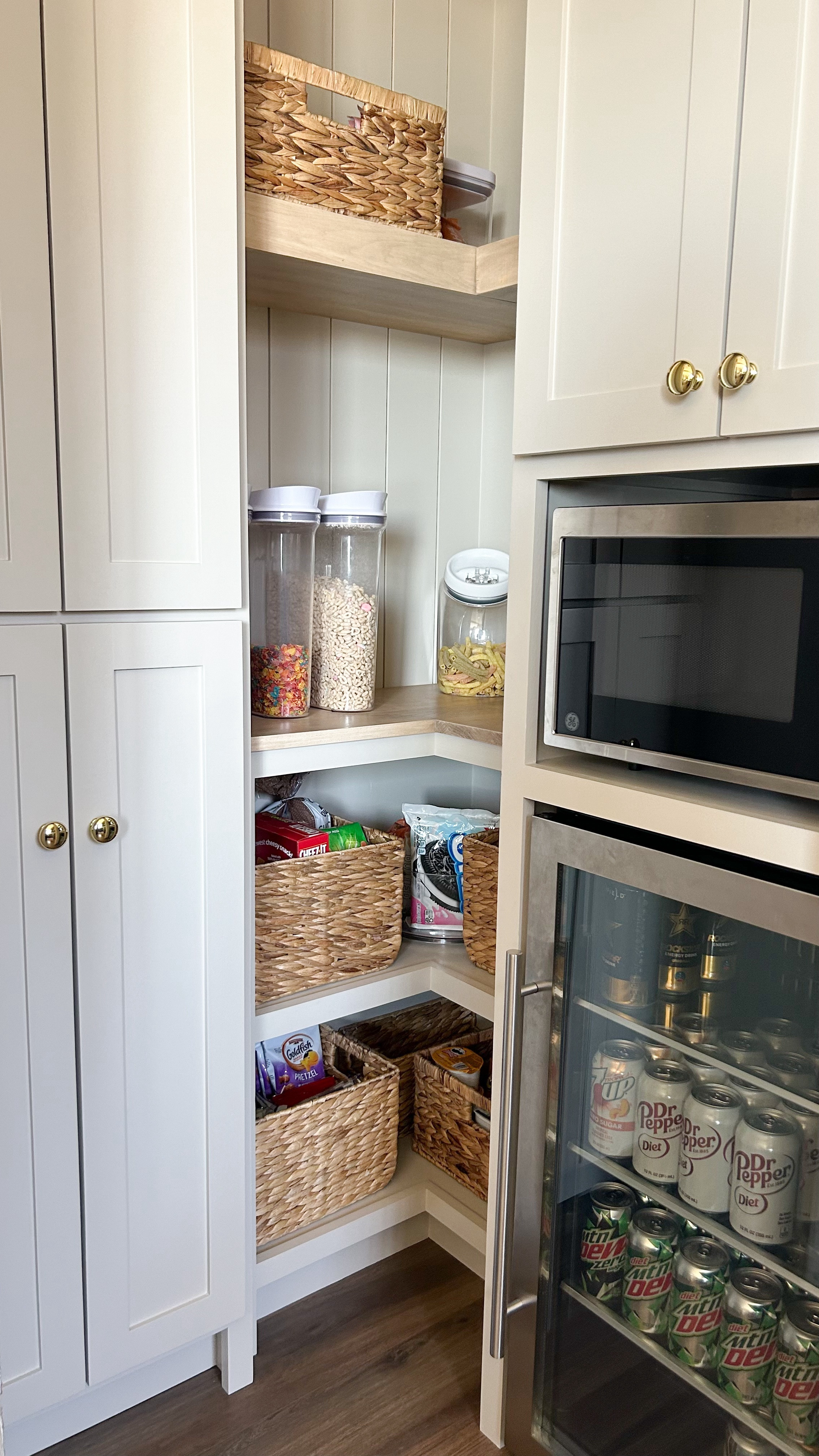 We removed our OTR microwave & put a smaller microwave in our pantry!

It is at a much safer height for our kids and myself to use. No more climbing on the counters to use the microwave for them and no more spilling hot food on myself getting it out of the microwave 🙌🏻

This is what works best for US…it may not be for everyone (and that’s okay)! 😉

#kitchenupdate #buildergradeupgrade #pantry

#liketkit
@liketk.it

#LTKWatchNow #LTKHome