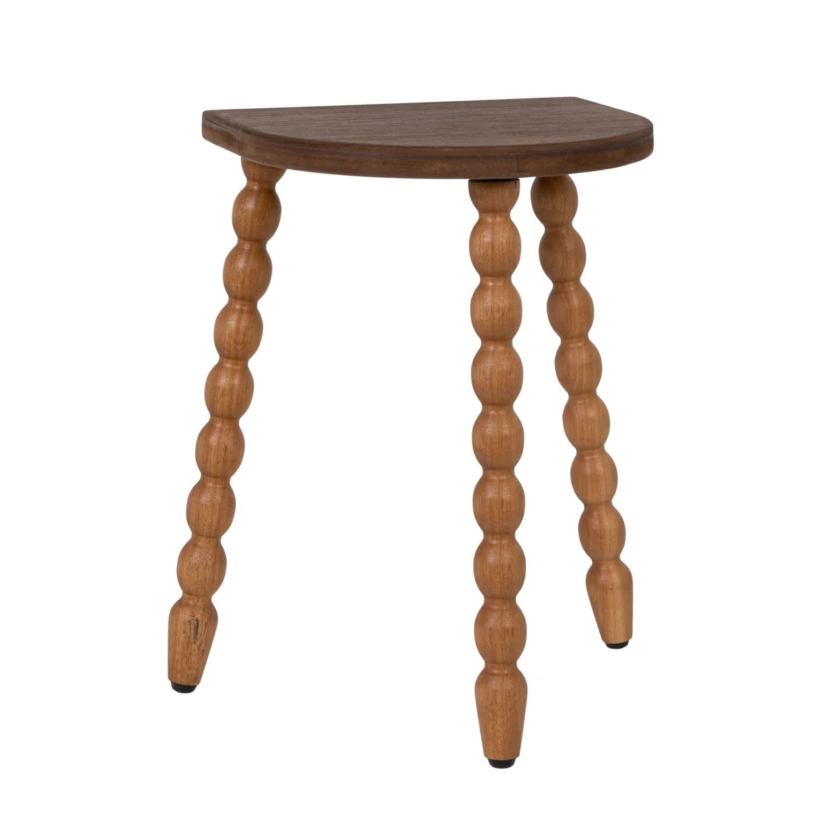 Walnut Modern Rustic Side Table in Wood Veneer | Wayfair North America
