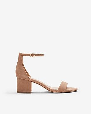 Express Womens Block Heel Sandals Neutral Women's 6 Neutral 6 | Express