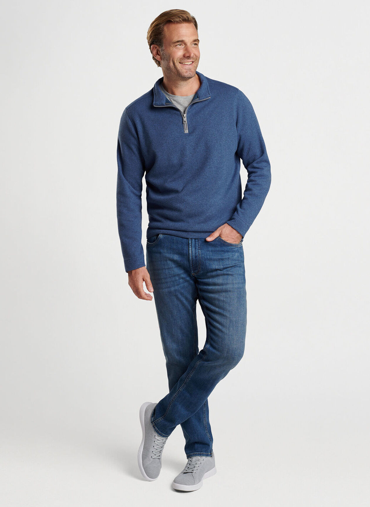 Crown Sweater Fleece Quarter-Zip | Peter Millar