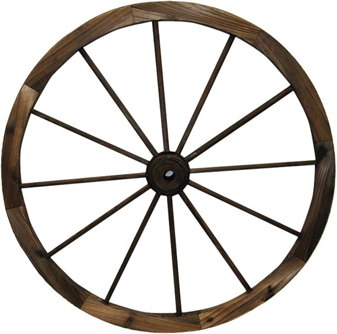 Leigh Country TX 93951 30" Wagon Wheel, 30 Inch, Walnut Finish | Amazon (US)