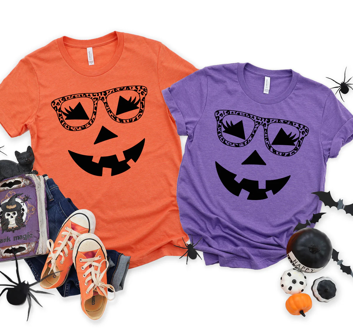 Pumpkin in Glasses Tee | Peach Marketplace