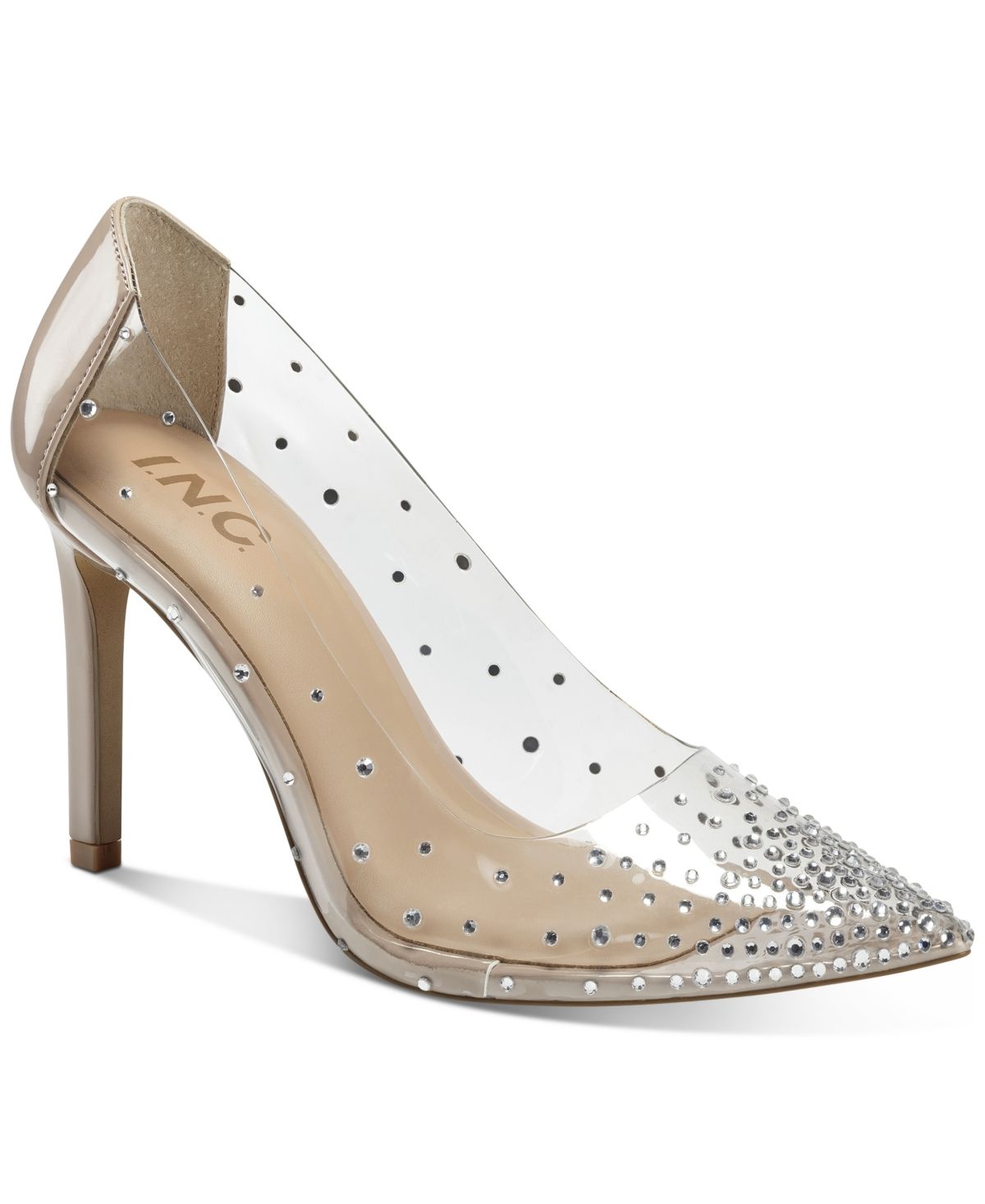 Inc International Concepts Katey Clear Vinyl Pumps, Created for Macy's Women's Shoes | Macys (US)